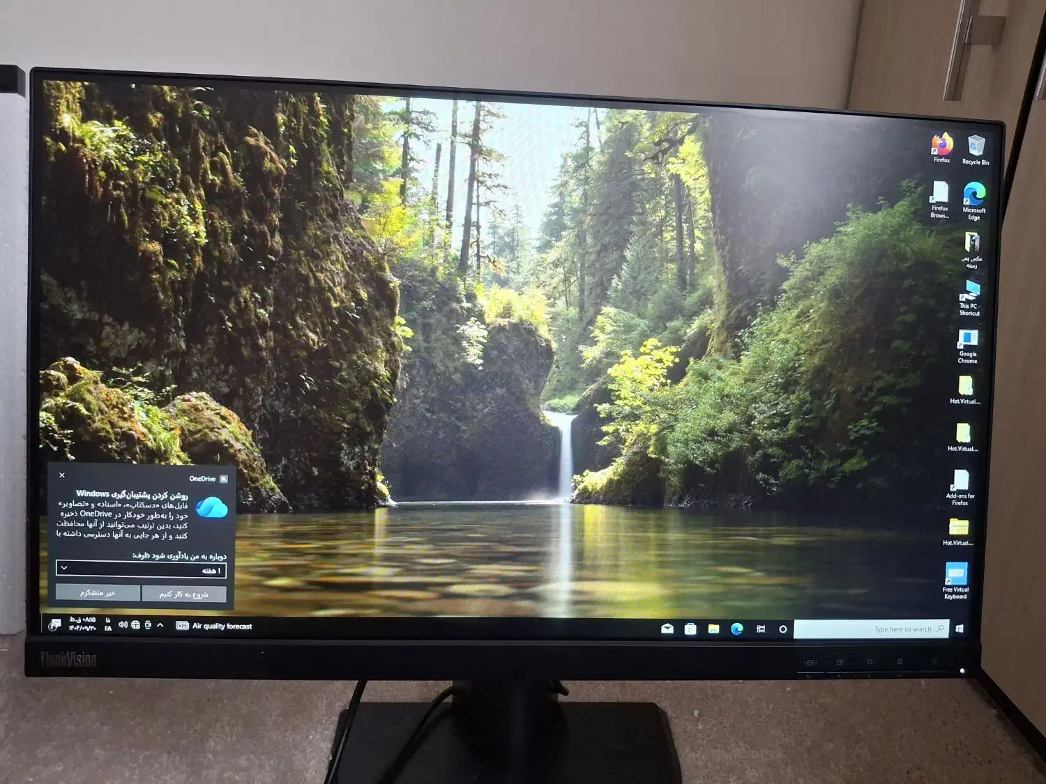 مانیتور lenovo p24q10 گرید A++|قطعات و لوازم جانبی رایانه|تهران, سازمان برنامه شمالی|دیوار