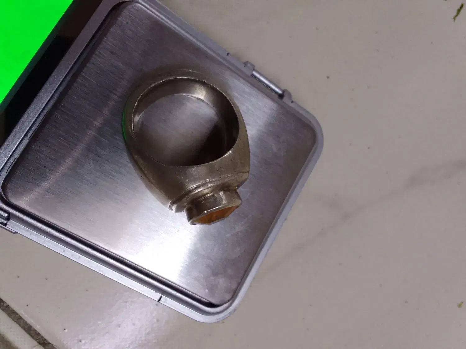 انگشتر نقره سیترین۲۴ گرم|جواهرات|تهران, آهنگ|دیوار