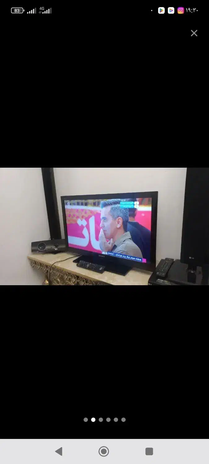 تلوزیون 32اینچ سونی|تلویزیون و پروژکتور|قروه, |دیوار