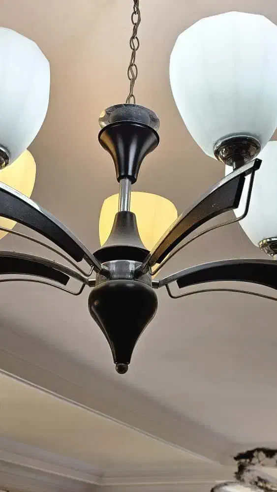 لوستر ۵ شاخه|لوستر و چراغ آویز|گرگان, |دیوار