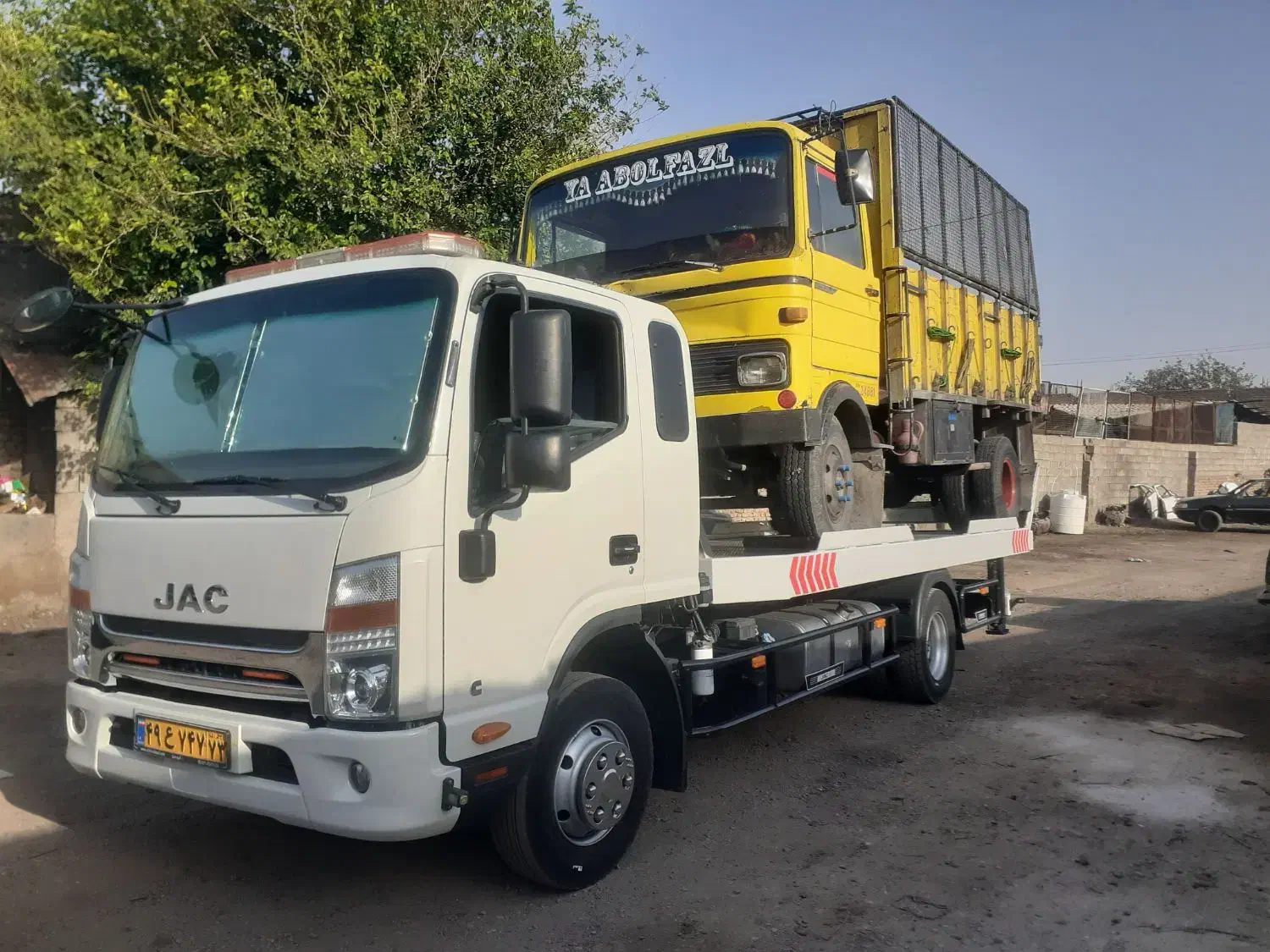 امداد خودرو وجرثقیل شبانه روزی بهنام فسا|خدمات حمل و نقل|فسا, |دیوار