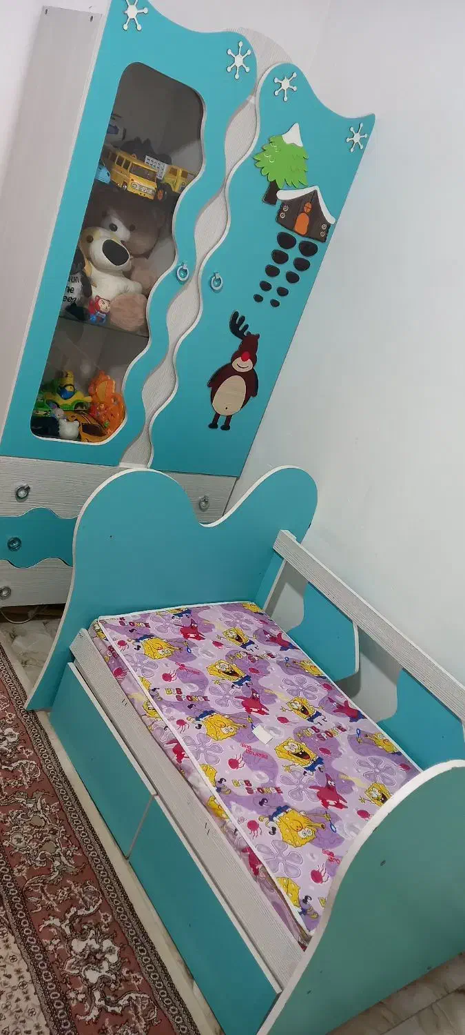 سرویس خواب کودک|تخت و سرویس خواب|ورامین, ورامین|دیوار