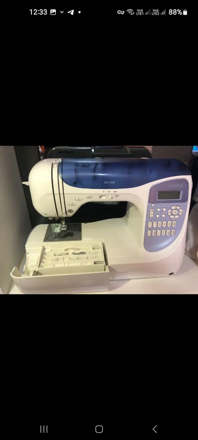 چرخ خیاطی کامپیوتری brother nx400 آکبند|چرخ خیاطی و ریسندگی|تهران, شهران شمالی|دیوار