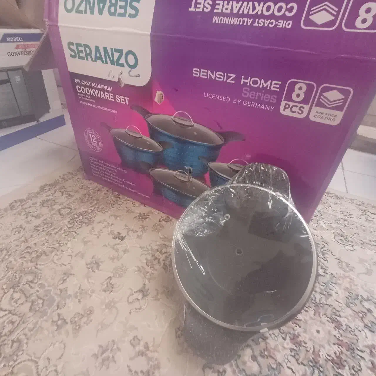 قابلمه سرامیکی 8 پارچه مارک سیرانزو|ظروف پختوپز|شهرکرد, |دیوار