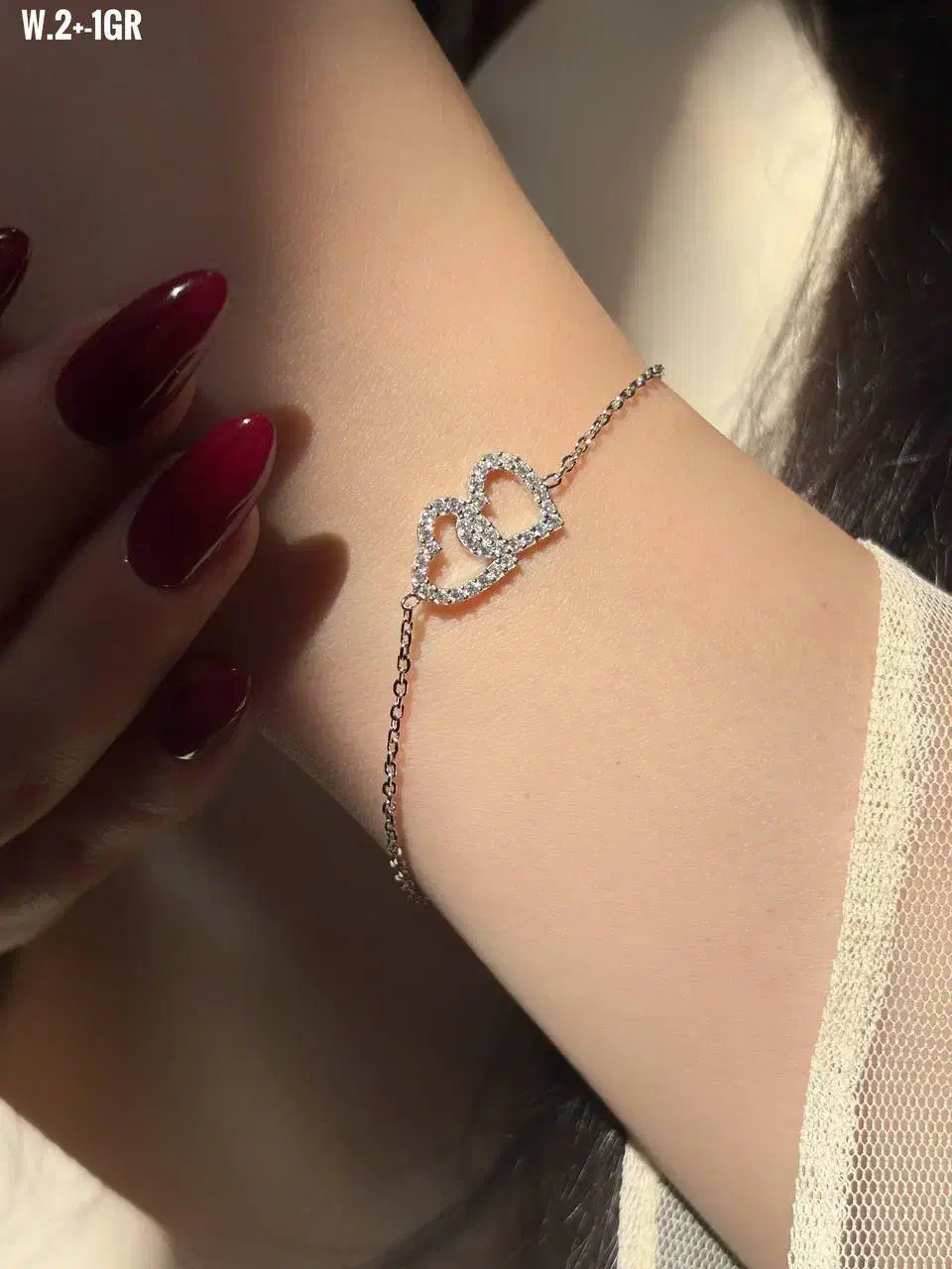 دستبند نقره قلب تاجدار انگشترتاج کادو ناب تولد3184|بدلیجات|تبریز, |دیوار