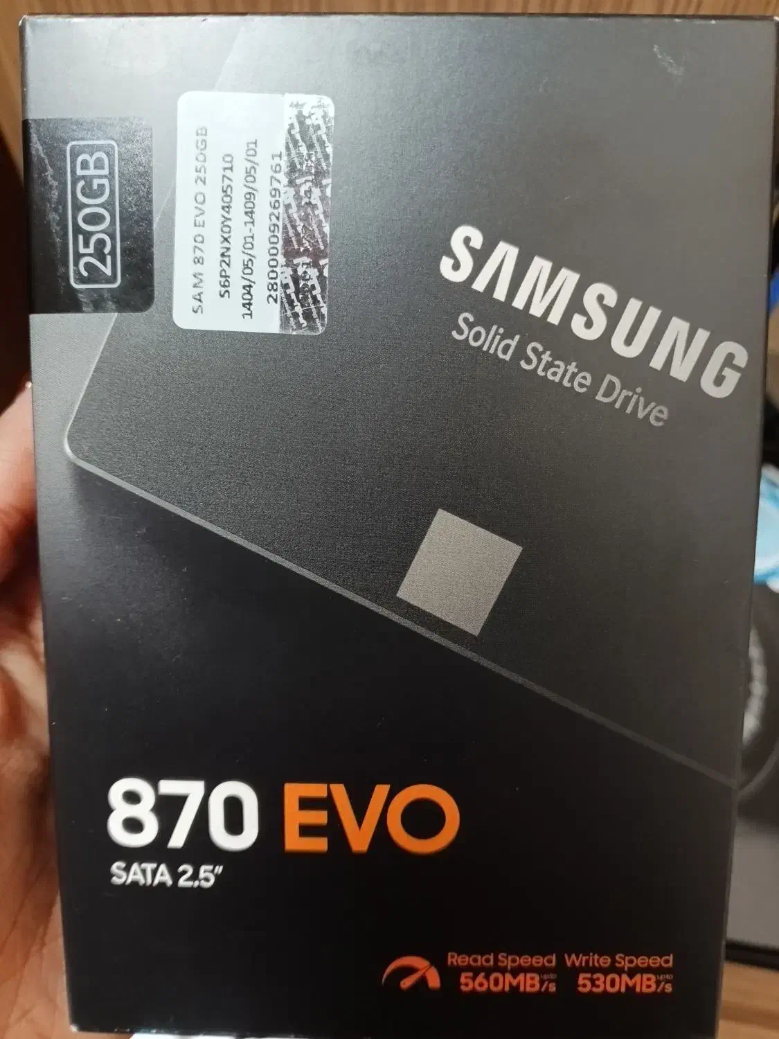 Samsung Evo 870 250g|قطعات و لوازم جانبی رایانه|تهران, صد دستگاه|دیوار
