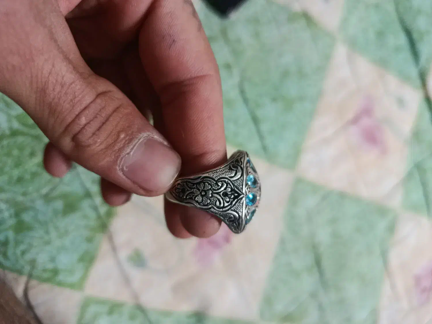 انگشتر نقره|کلکسیون اشیاء عتیقه|زاهدان, |دیوار