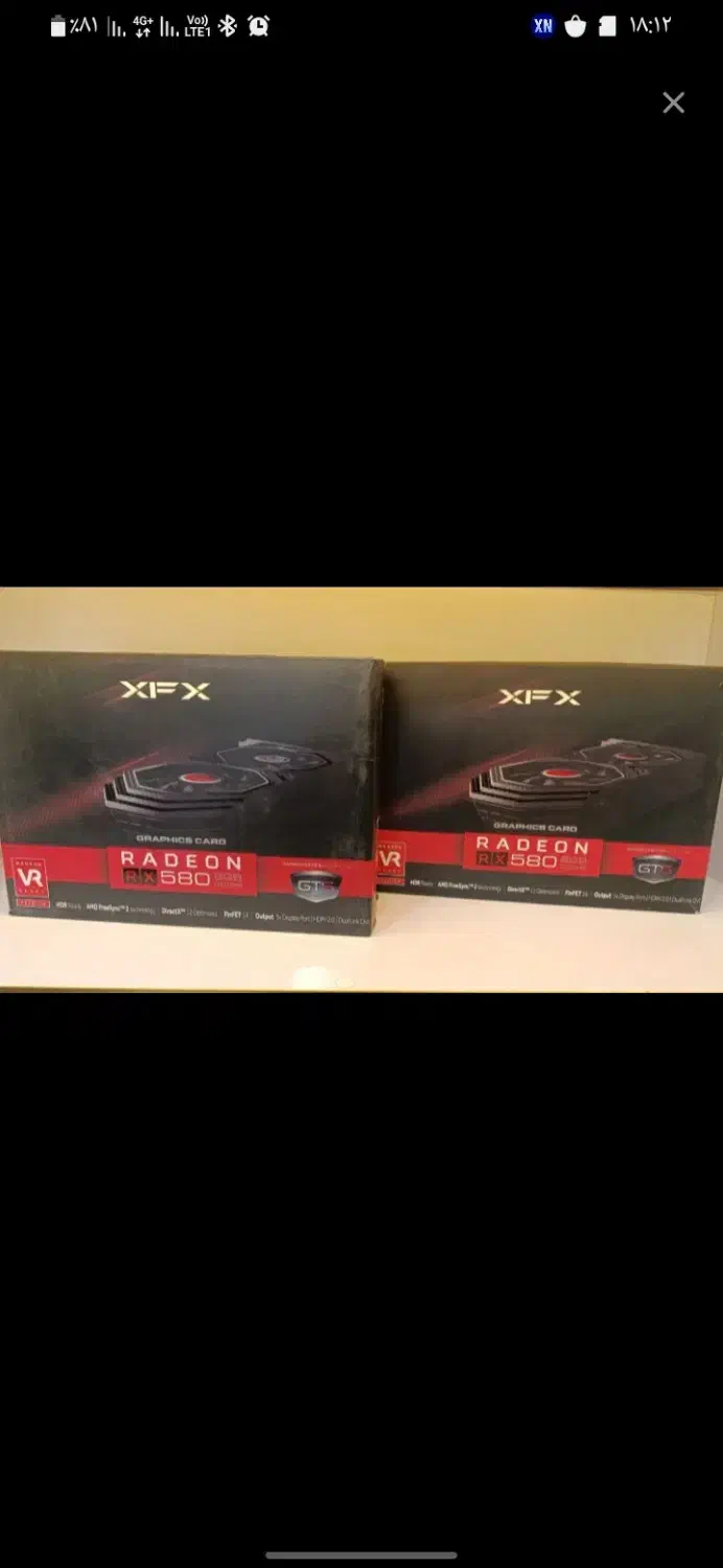 RX 580 XFX 8G|قطعات و لوازم جانبی رایانه|مشهد, سرافرازان|دیوار