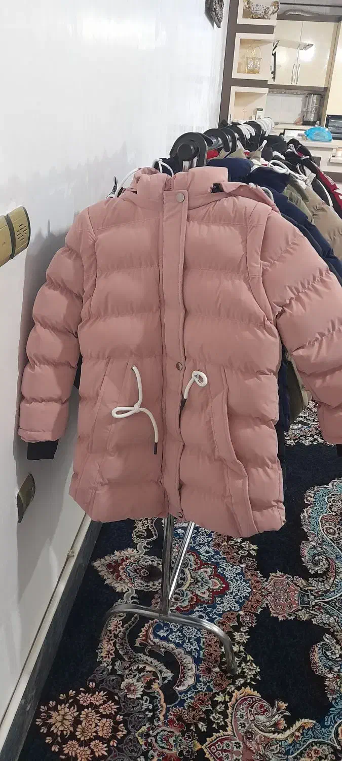 کاپشن دخترانه و پسرانه پافرشو از سن ۳سال تا ۱۲|کفش و لباس بچه|کوهدشت, |دیوار