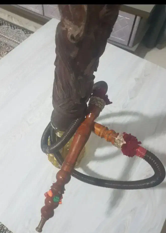 قلیان چوبی طرح دار|زیورآلات و اکسسوری|رشت, حمیدیان|دیوار