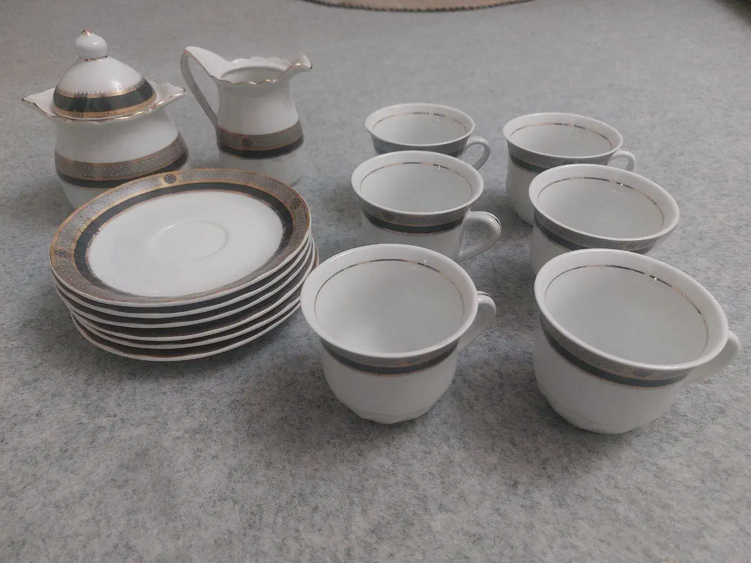 فنجان نعلبکی و قندان و شکرریز|ظروف سرو و پذیرایی|تهران, قلهک|دیوار