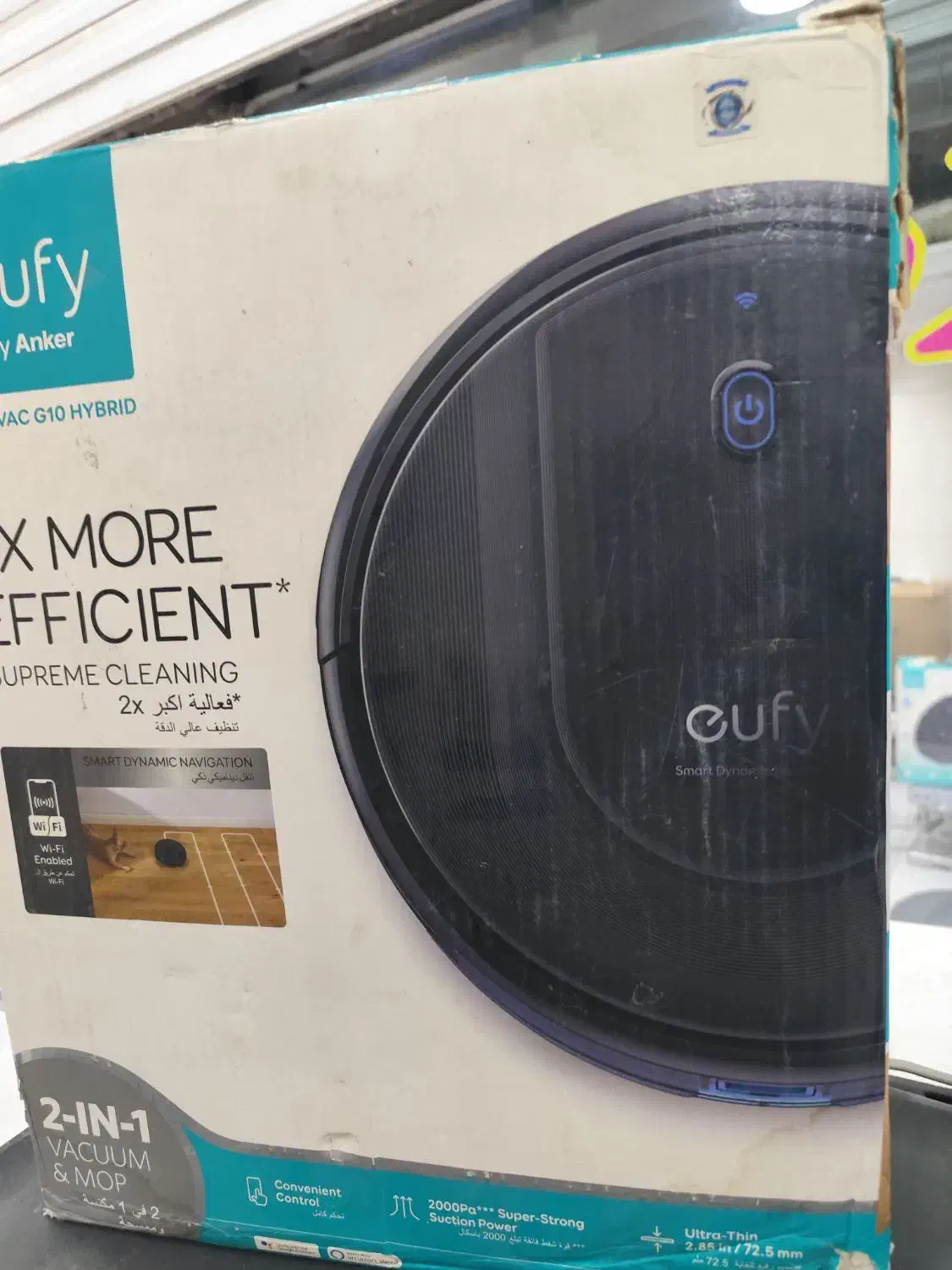 جارو روباتیک استوک اصلی عمده eufy|جاروبرقی، جارو شارژی، بخارشو|بندر گناوه, |دیوار