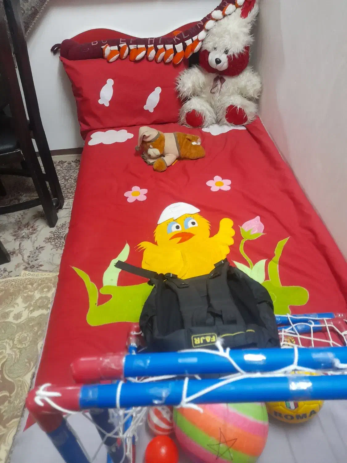 کمد و تخت  بچه|تخت و سرویس خواب|مشهد, یاس|دیوار