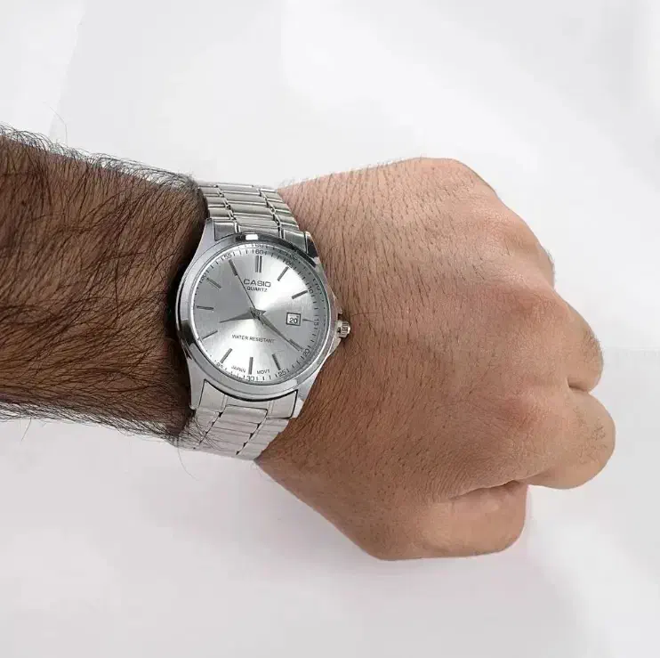 ساعت جذاب نقره ای casio|ساعت|اهواز, کوی باهنر|دیوار