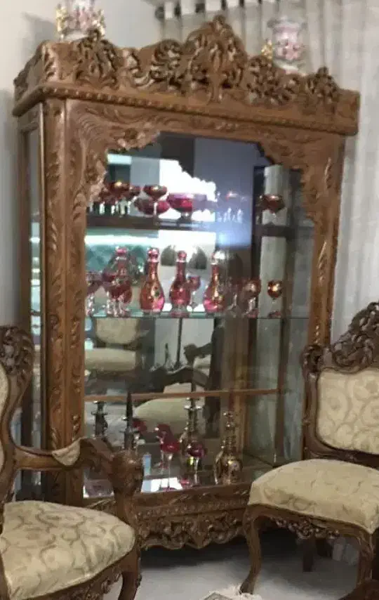 رویتیرین چوب گردو سالم|بوفه، ویترین، کنسول|اصفهان, شهرک زاینده رود|دیوار