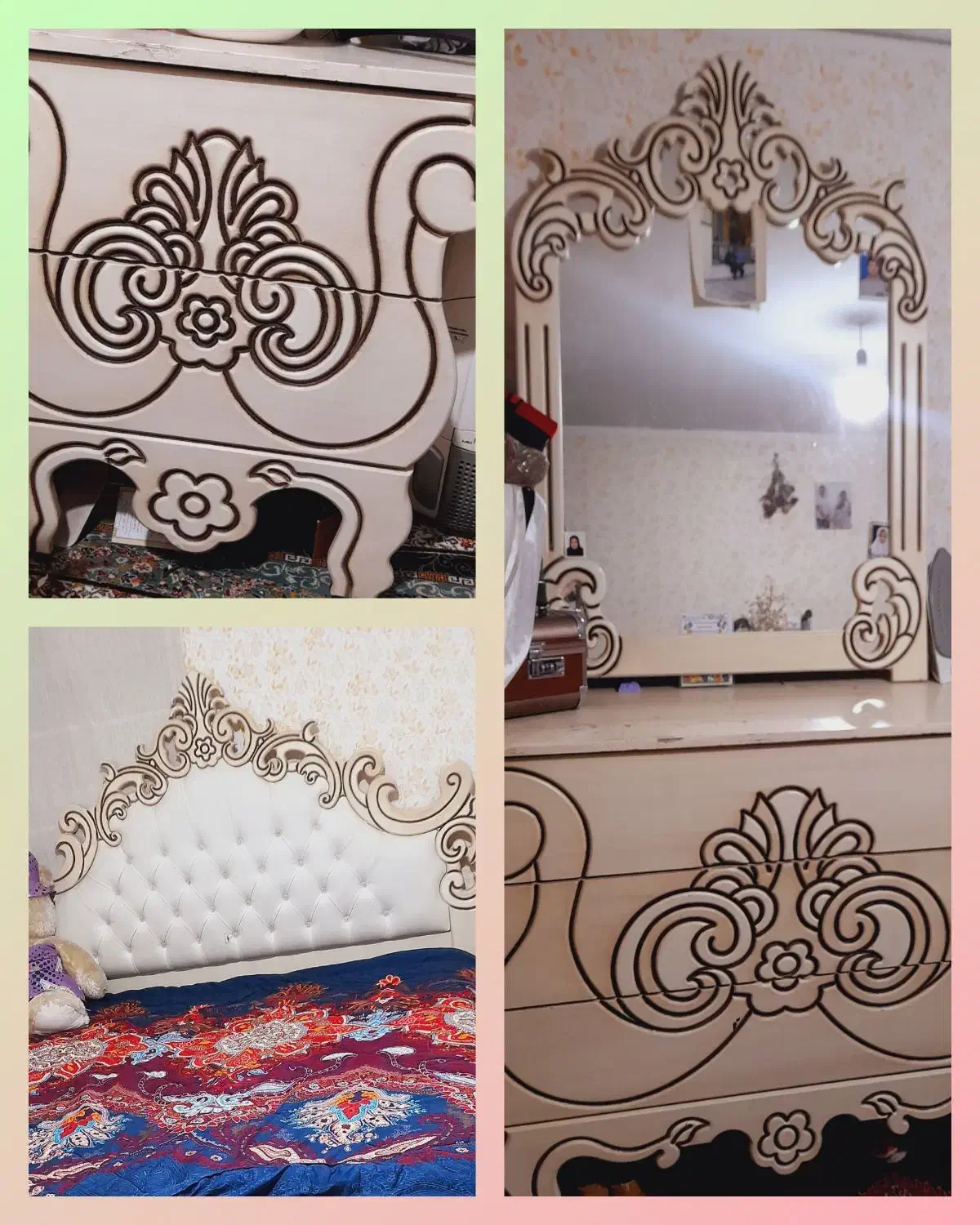 سرویس چوب وتلفن|تخت و سرویس خواب|مشهد, کوی المهدی|دیوار