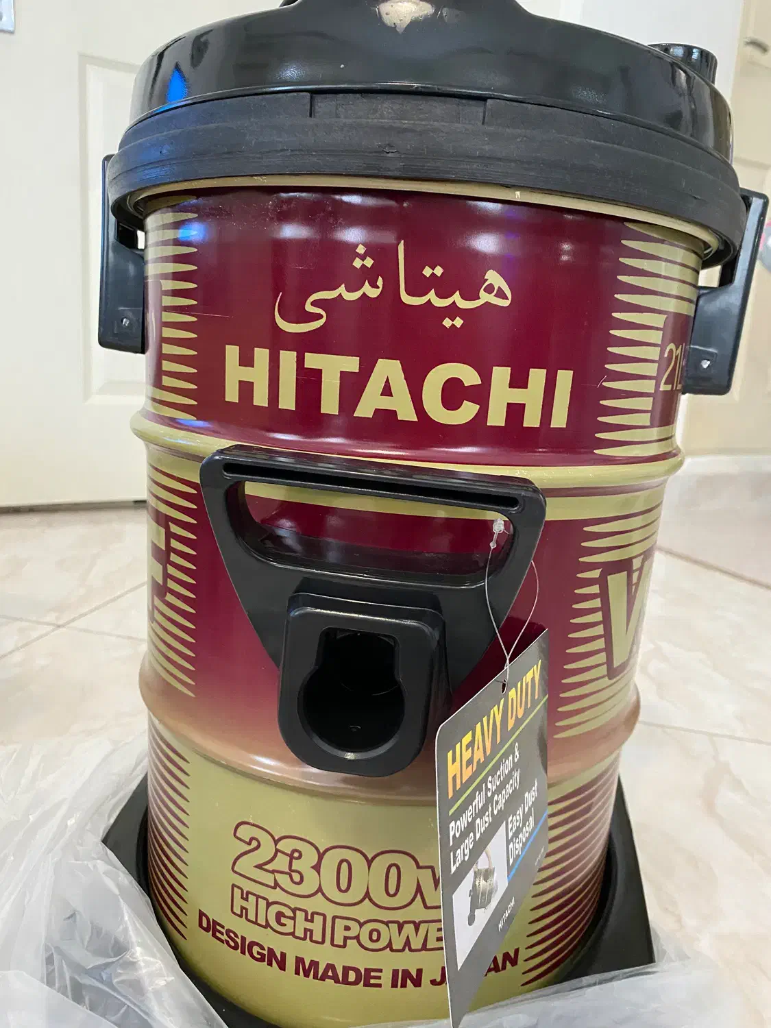 جاروبرقی هیتاچی سطلی آکبند|جاروبرقی، جارو شارژی، بخارشو|رشت, ساغری سازان|دیوار