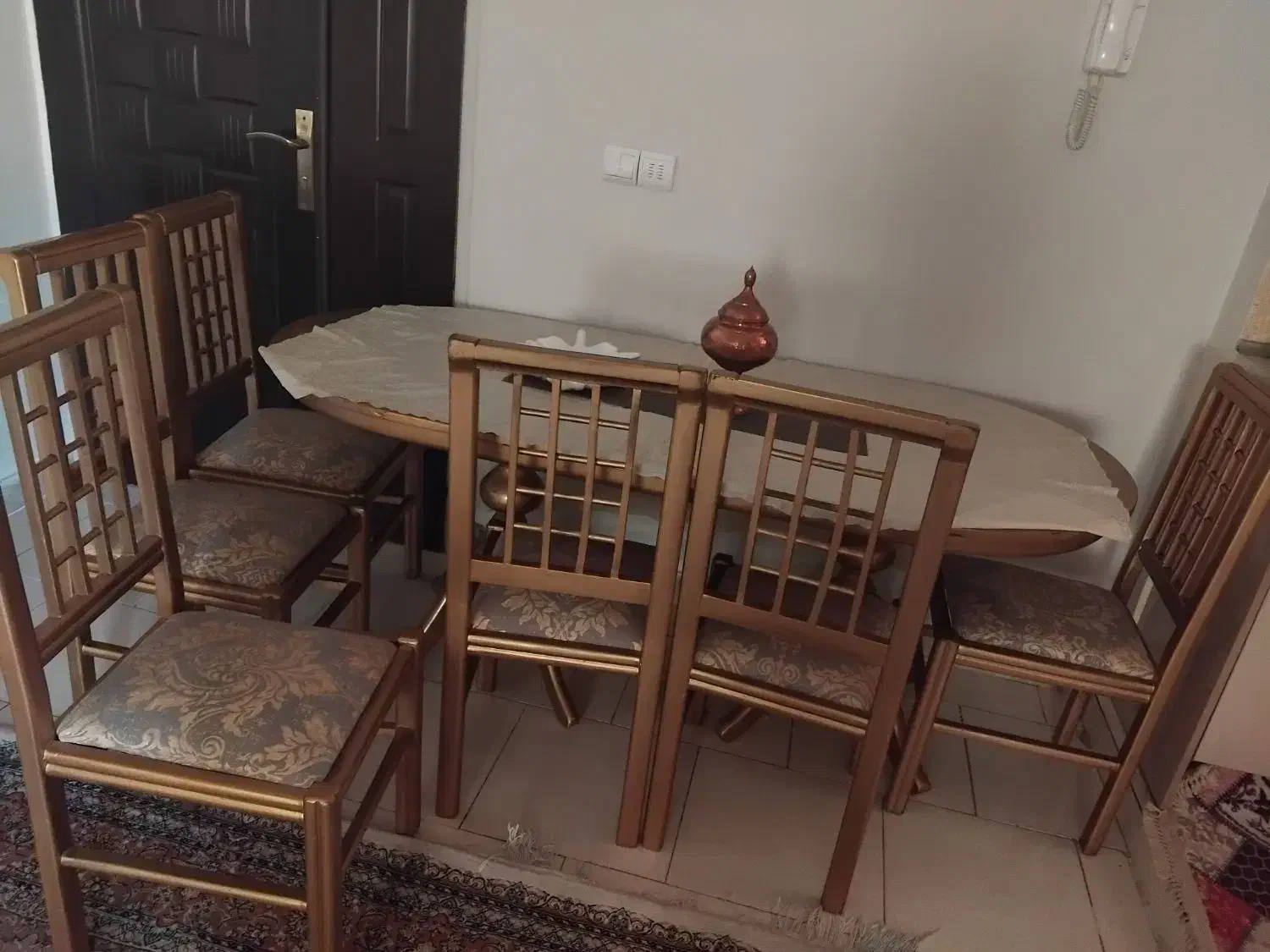 میز  غذا خوری 6 نفر   خیلی سبک جنس اصل|میز و صندلی غذاخوری|دماوند, مسکن مهر گیلاوند|دیوار