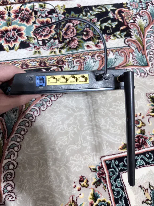 مودم adsl asus|مودم و تجهیزات شبکه|پرند, فاز ۳|دیوار