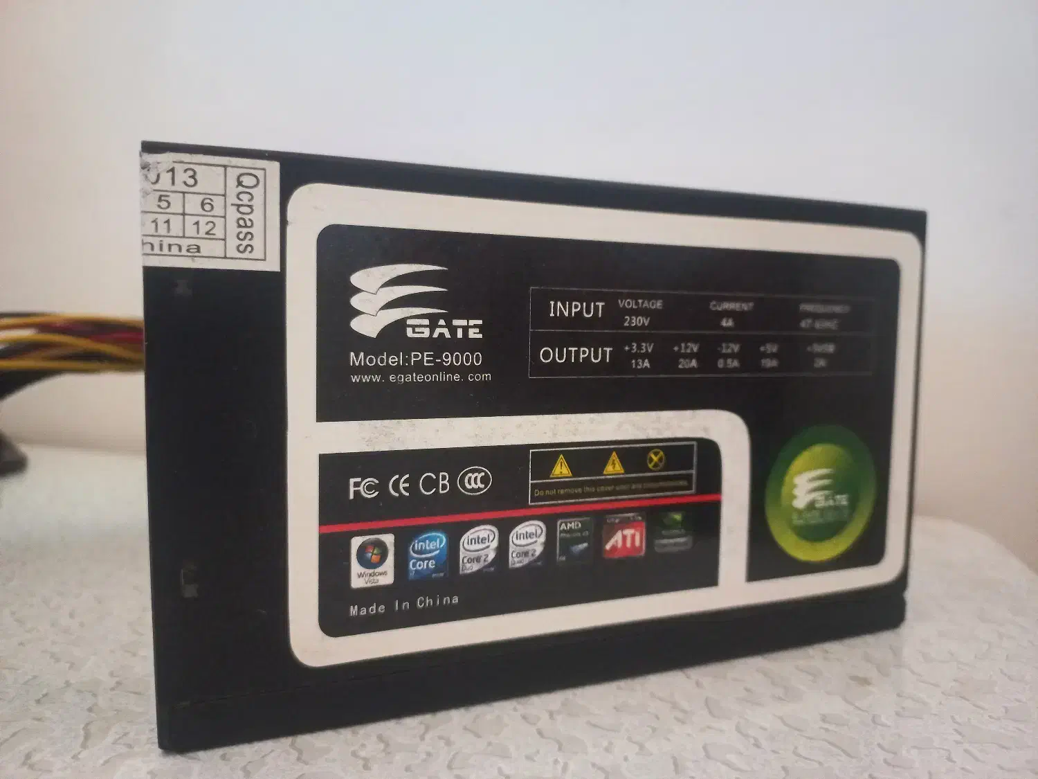 پاور کامپیوتربرند گرین سالم و آماده به کار|قطعات و لوازم جانبی رایانه|خوی, |دیوار