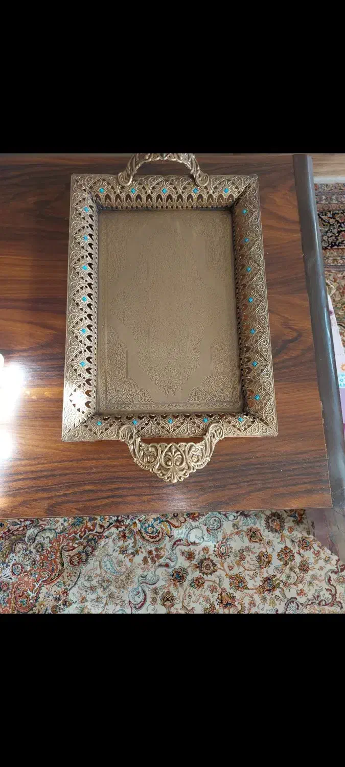 سینی اصفهان زیبا|ظروف سرو و پذیرایی|تهران, اسکندری|دیوار