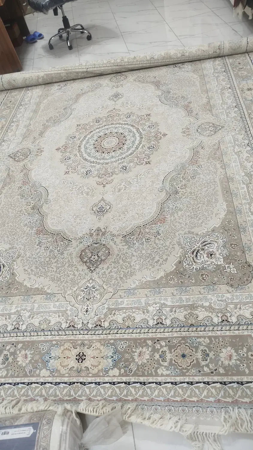 دو فرش 9متری دست دوم 1200 شانه درحد نو|فرش|مهاباد (آذربایجان غربی), |دیوار