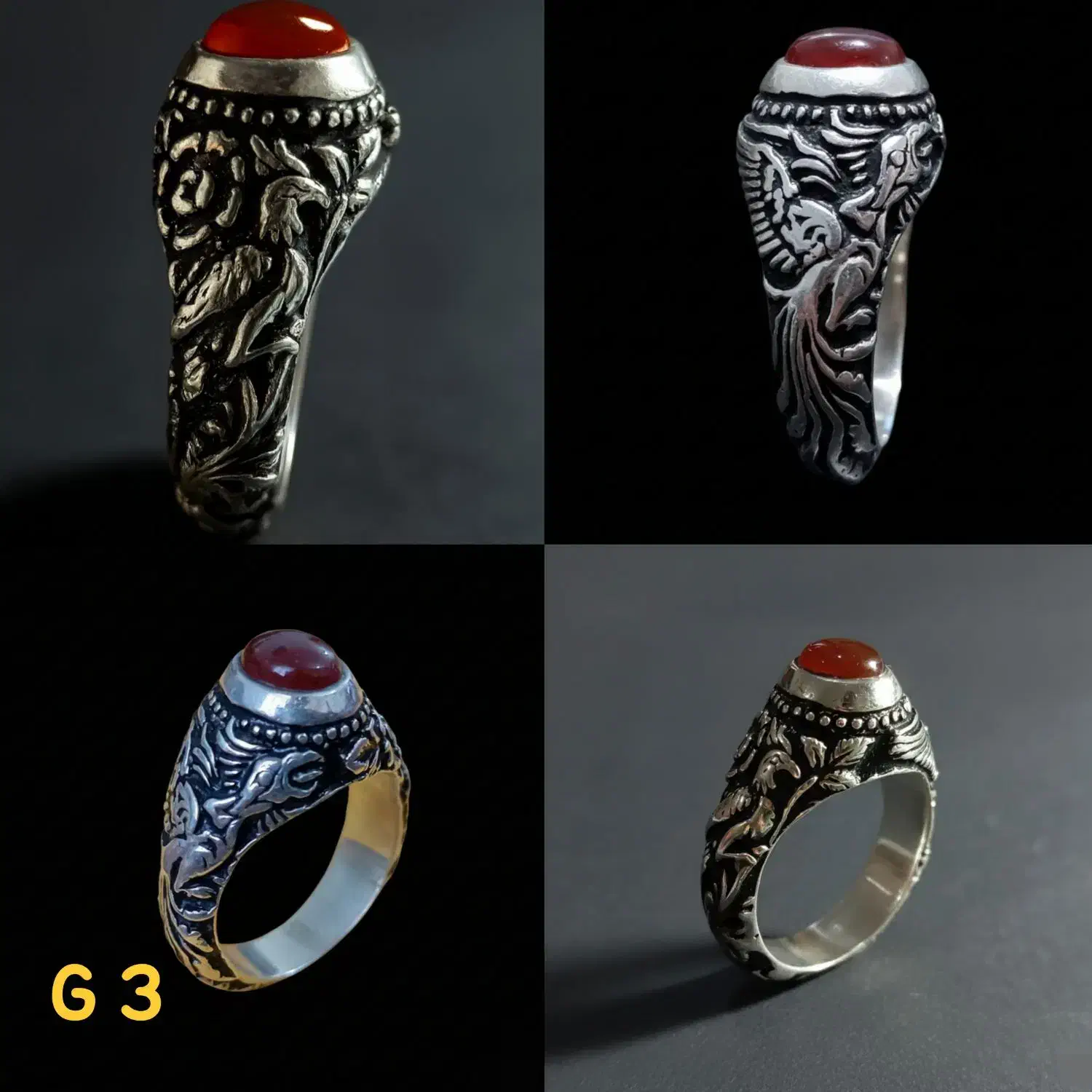 انگشترهای نقره فیروزه ، عقیق ، اپال  ، یاقوت|جواهرات|اسلامشهر, زرافشان|دیوار