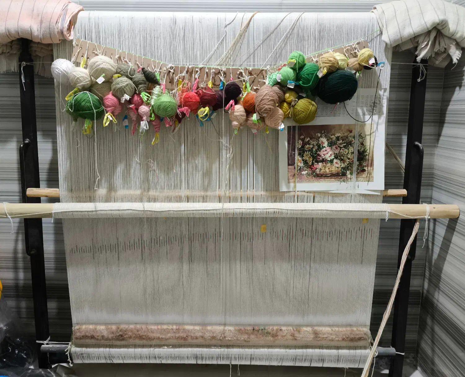 تابلو فرش نیمه بافته|تابلو فرش|اراک, |دیوار