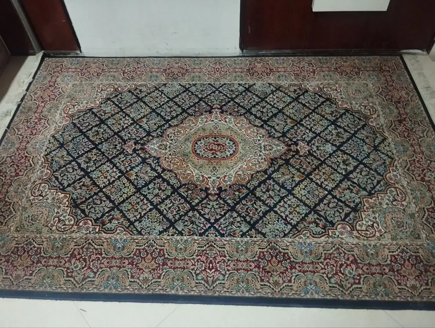 قالیچه 4 متری|فرش|قائن, |دیوار