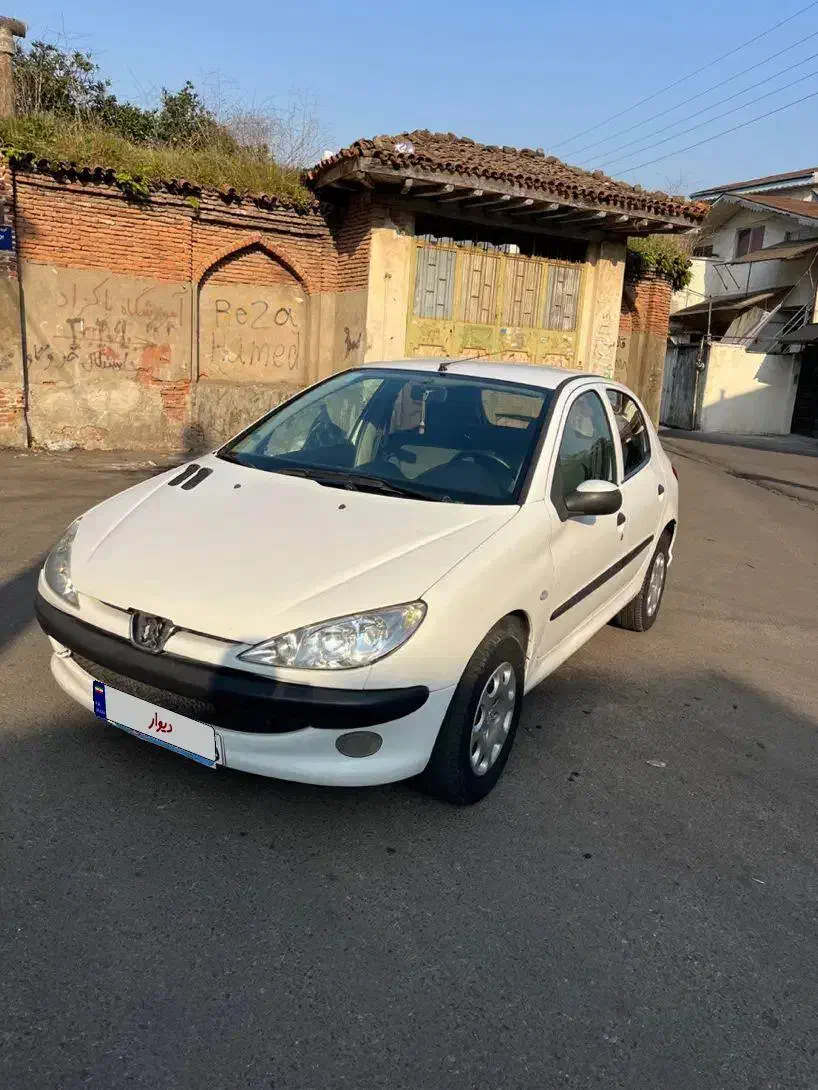 ۲۰۶ تیپ ۲ خوش رخ|خودرو سواری و وانت|لاهیجان, خمیر کلایه|دیوار