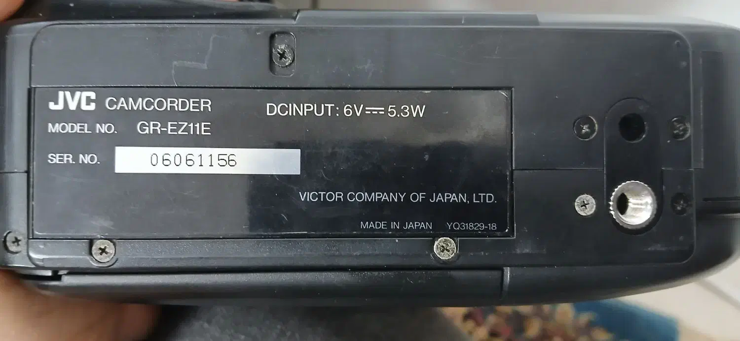 دوربین فیلمبرداری جی وی سی نوار کوچک قدیمی|دوربین عکاسی و فیلمبرداری|مشهد, گلشور|دیوار