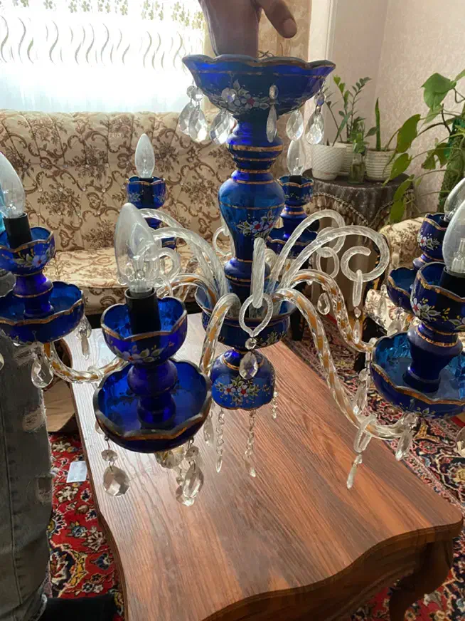 لوستر|لوستر و چراغ آویز|سمنان, |دیوار