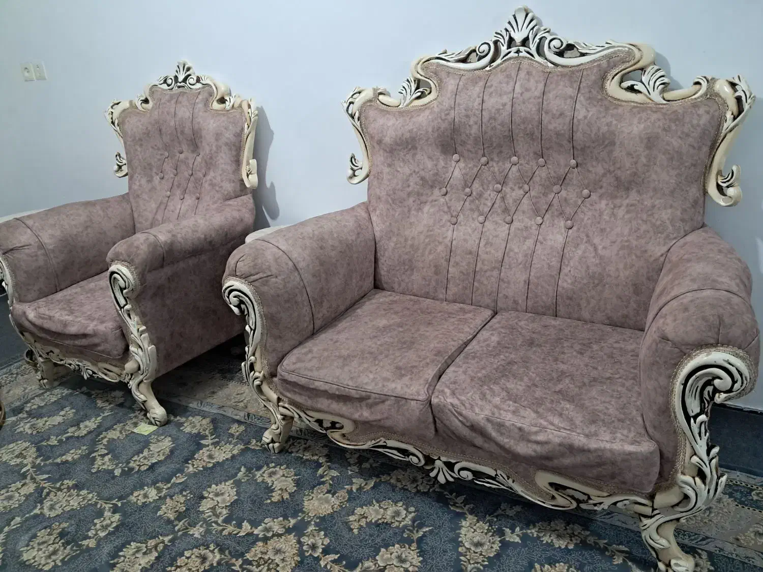 مبل سلطنتی|مبلمان خانگی و میز عسلی|اشتهارد, |دیوار