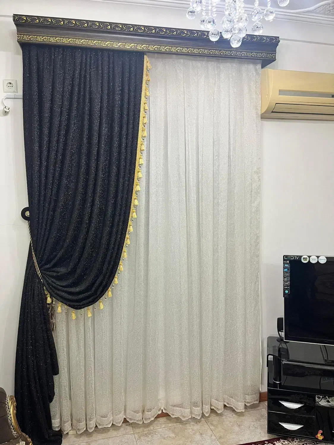 پرده پنجره دست دو|پرده، رانر، رومیزی|رودسر, |دیوار