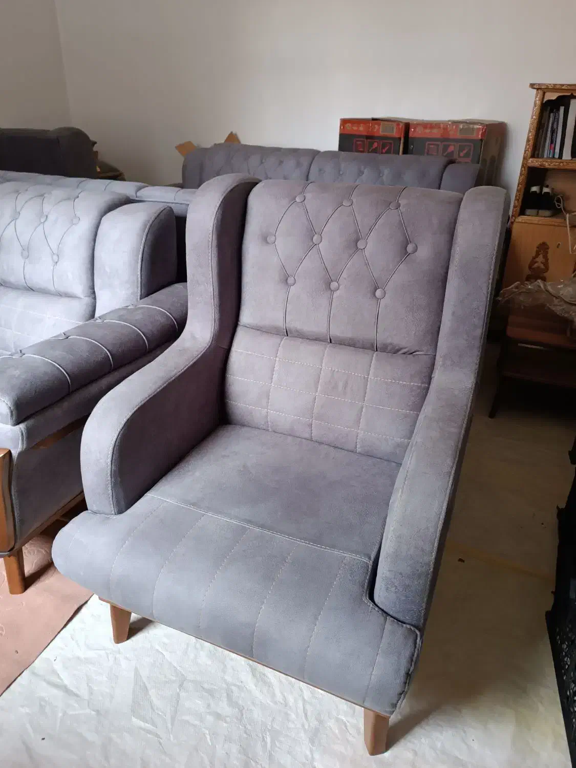 مبل مدل چستر جنس ترک|مبلمان خانگی و میز عسلی|مراغه, |دیوار