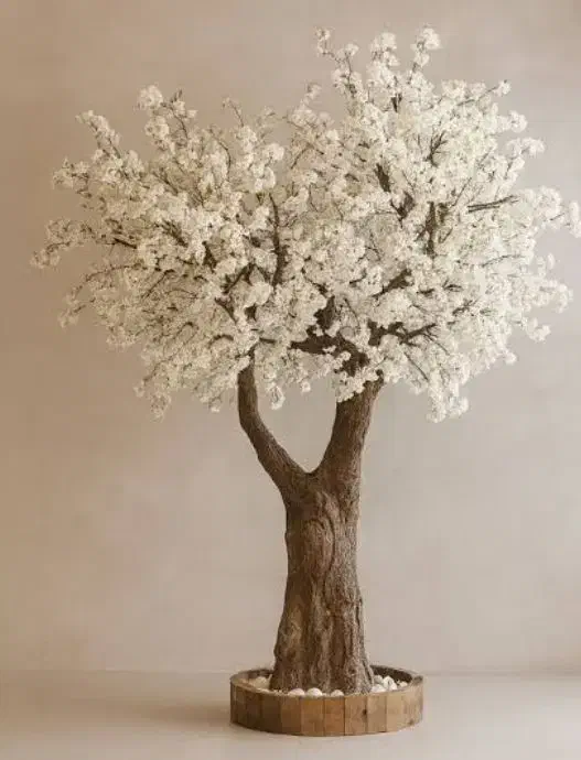 درختچه های شکوفه زیبا|گل مصنوعی|زرند, |دیوار