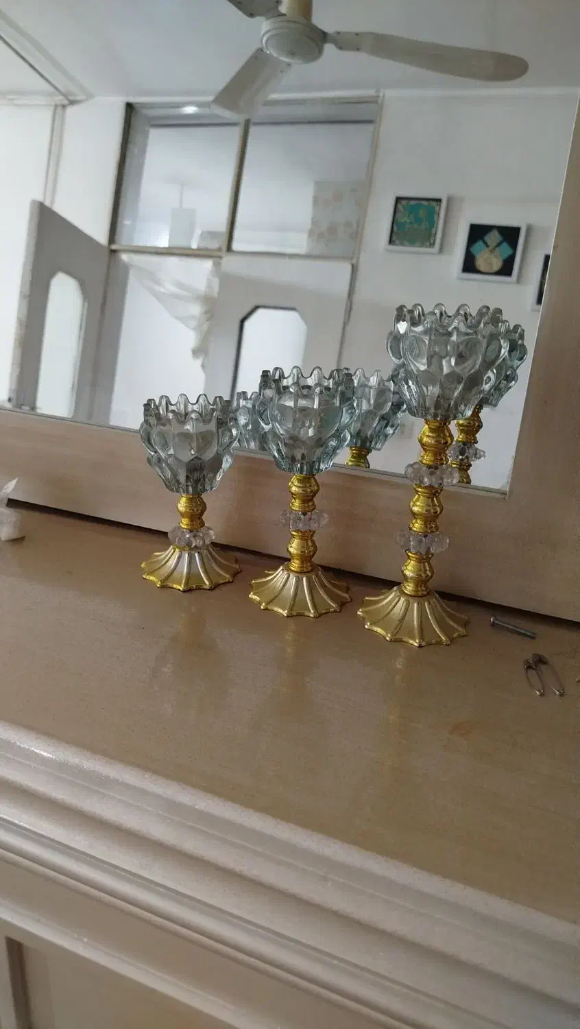 شمعدانی شمعدون|لوستر و چراغ آویز|اراک, |دیوار