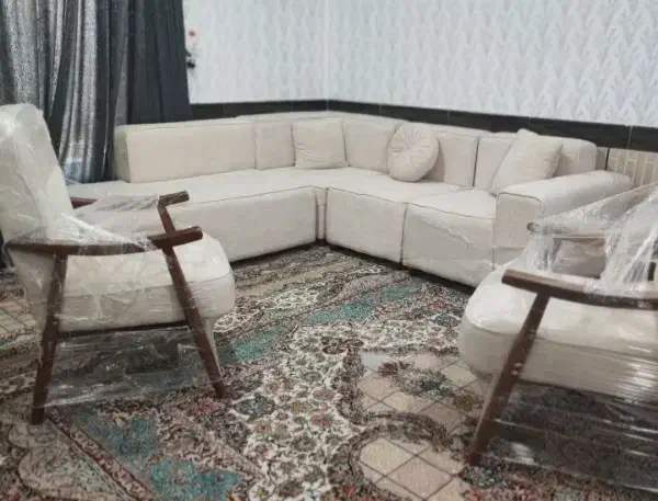 مبل ال|مبلمان خانگی و میز عسلی|آق قلا, |دیوار