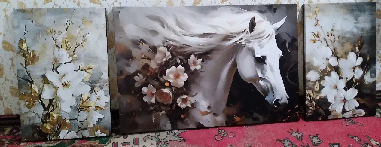 تابلو سه تیکه|تابلو، نقاشی، عکس|میاندوآب, |دیوار