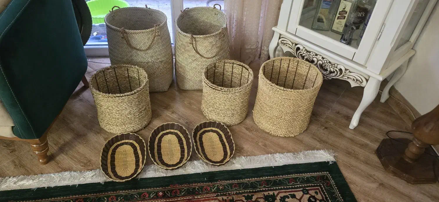 سبد حصیری سنتی|صنایع دستی و سایر لوازم تزئینی|مشهد, شهید بهشتی|دیوار