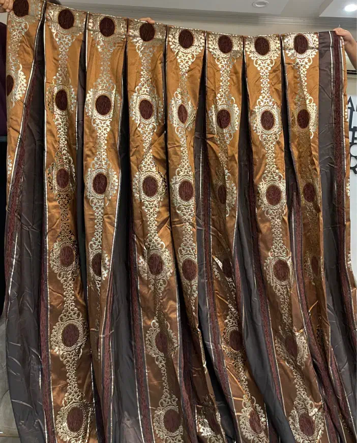 پرده پلیسه تُرک - جنس پارچه(تافته و مخمل)|پرده، رانر، رومیزی|بندر ماهشهر, |دیوار