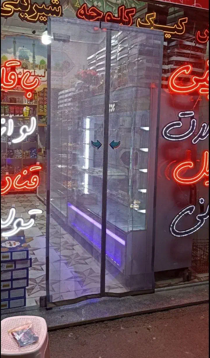 پرده توری پلاستیکی مغناطیسی مگنتی آاهنربایی|پرده، رانر، رومیزی|مشهد, شهید مطهری|دیوار