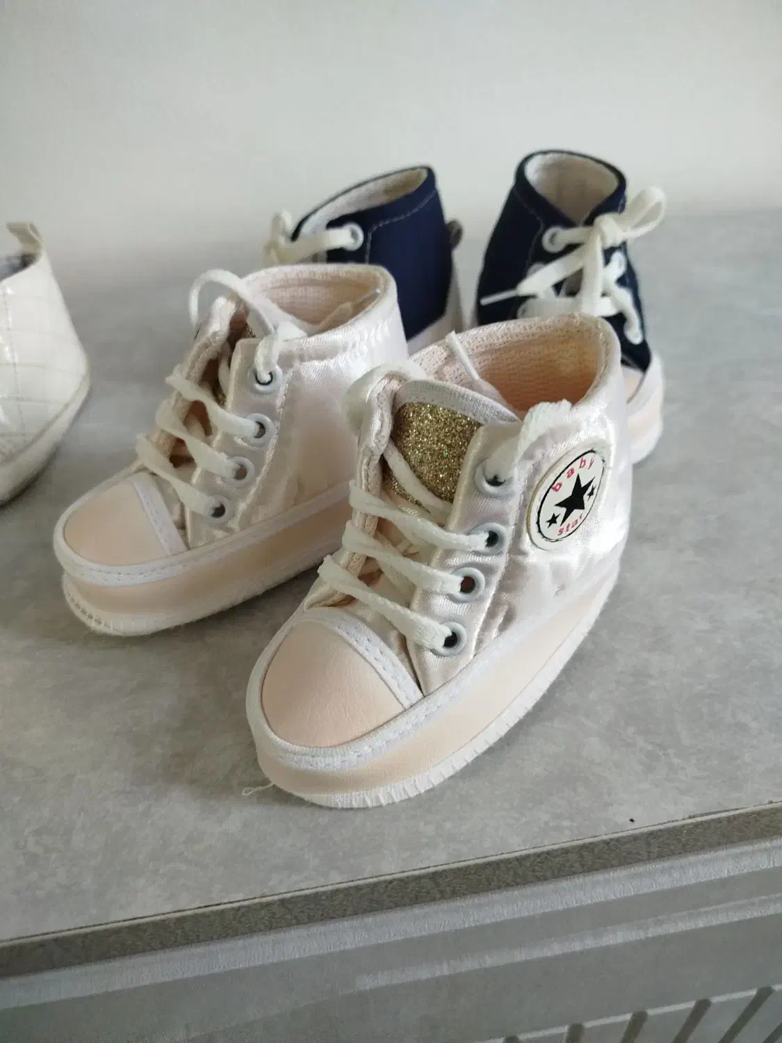 پاپوش  نوزادی. پسرانه.|کیف، کفش، کمربند|تربت‌حیدریه, آغوی|دیوار