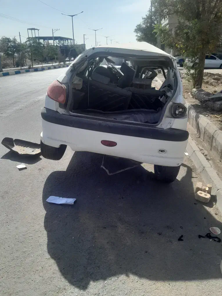 پژو ۲۰۶ تصادفی مدل ۹۵ تیپ ۳|خودرو سواری و وانت|تربتحیدریه, مسجد جامع|دیوار