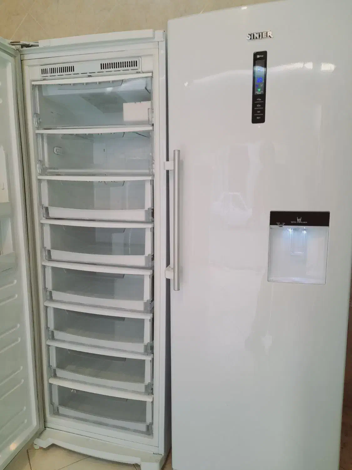 یخچال دوقلو سینجردرحدجهیزیه یخساز اتومات شهری|یخچال و فریزر|خاوران, |دیوار