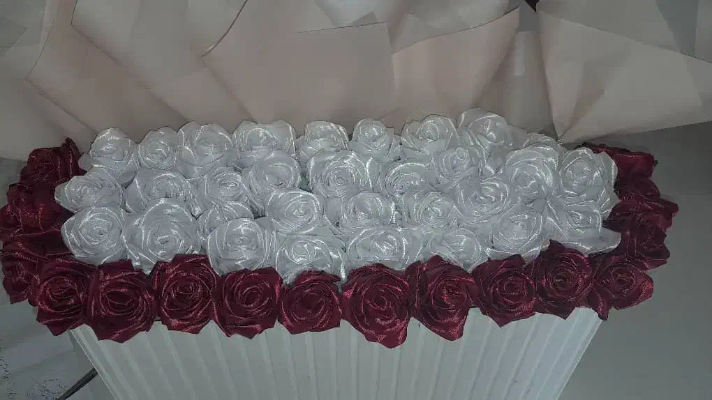 گل روبانی|گل مصنوعی|خرم‌آباد, |دیوار