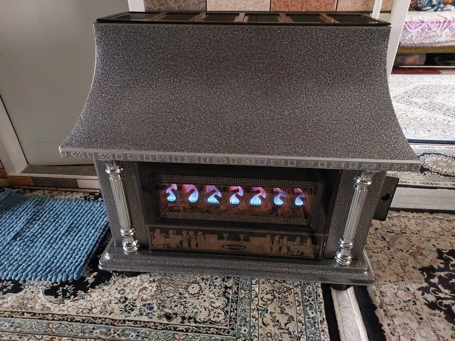 بخاری گازی سالم|بخاری، هیتر، شومینه|ری, علایین|دیوار