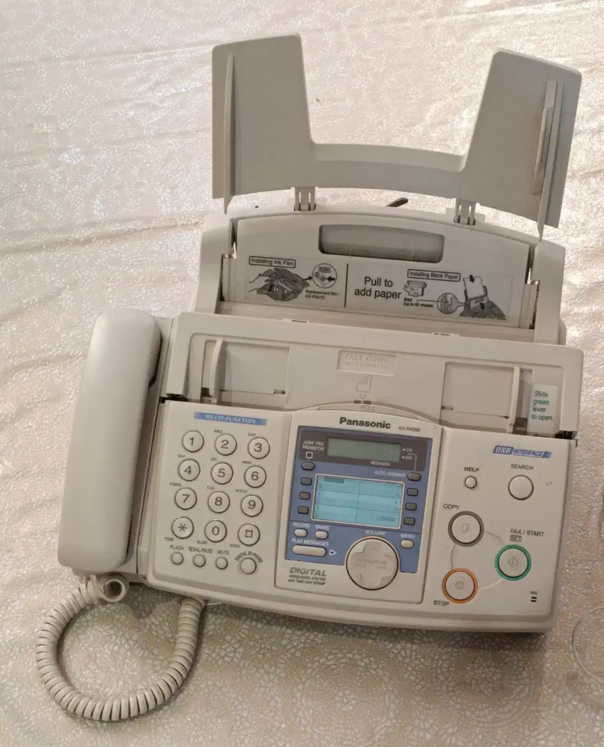 دستگاه فکس پاناسونیک KX-FM386CX|پرینتر، اسکنر، کپی، فکس|تهران, تهرانپارس غربی|دیوار