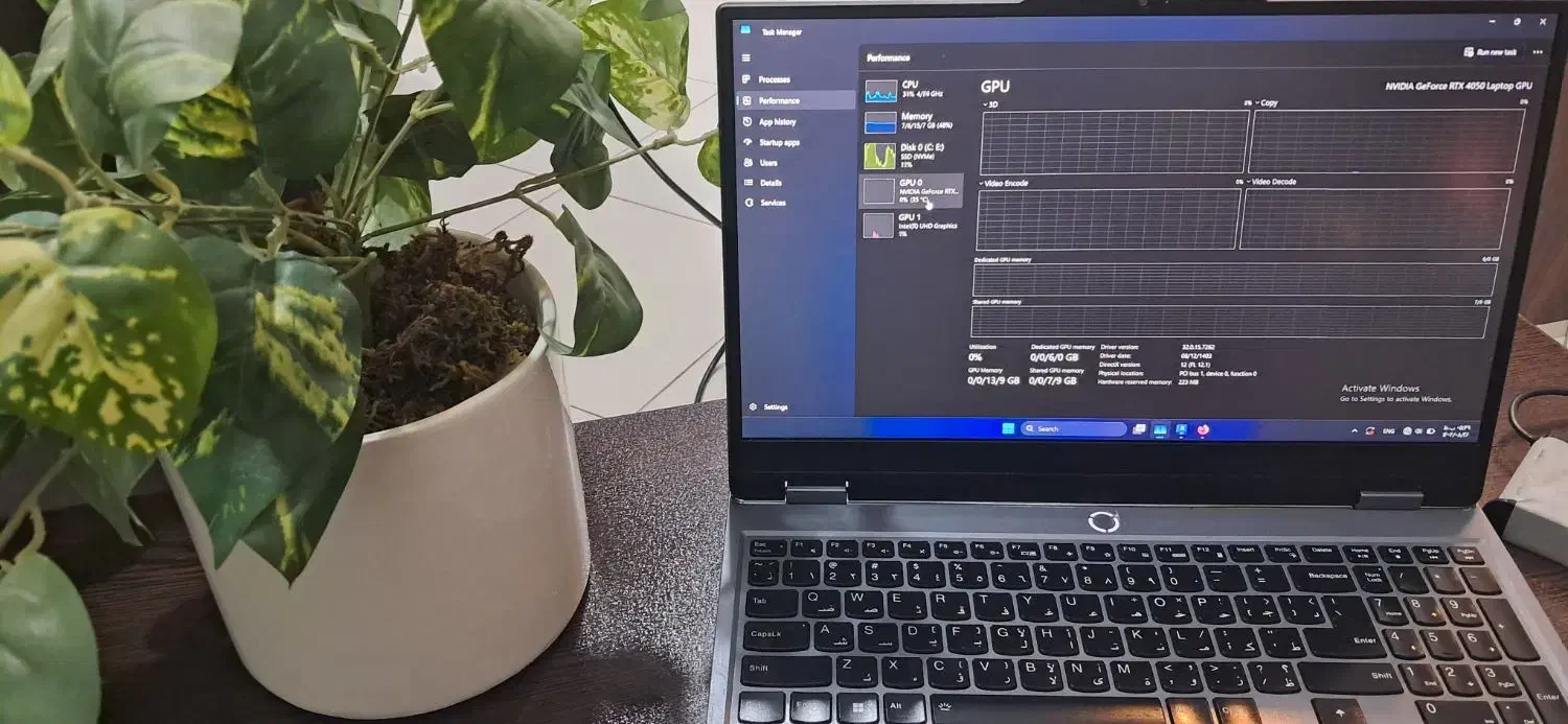 لنوو log 15IEX9 i7 13|رایانه همراه|اصفهان, گلزار|دیوار