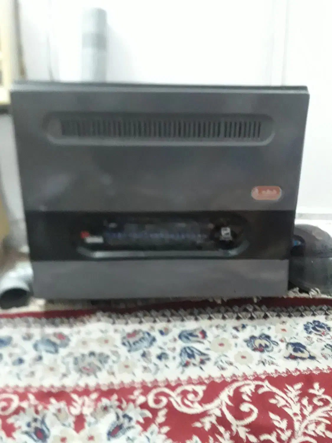 بخاری دودکش دار با دودکش و شلنگ|بخاری، هیتر، شومینه|شوش, |دیوار